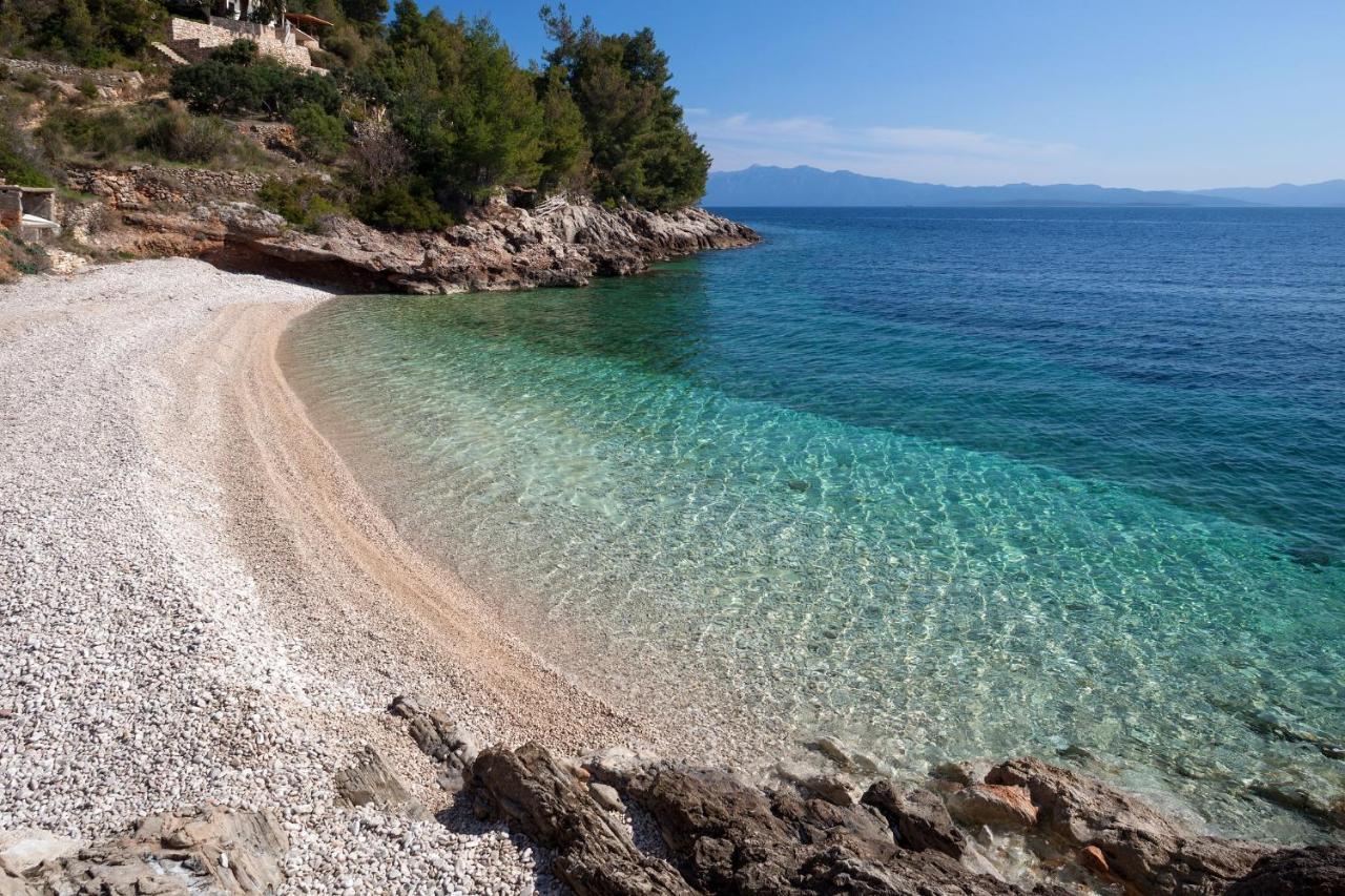 Seaside House For Families With Children Cove Tvrdni Dolac, Hvar - 2057 Gdinj Kültér fotó